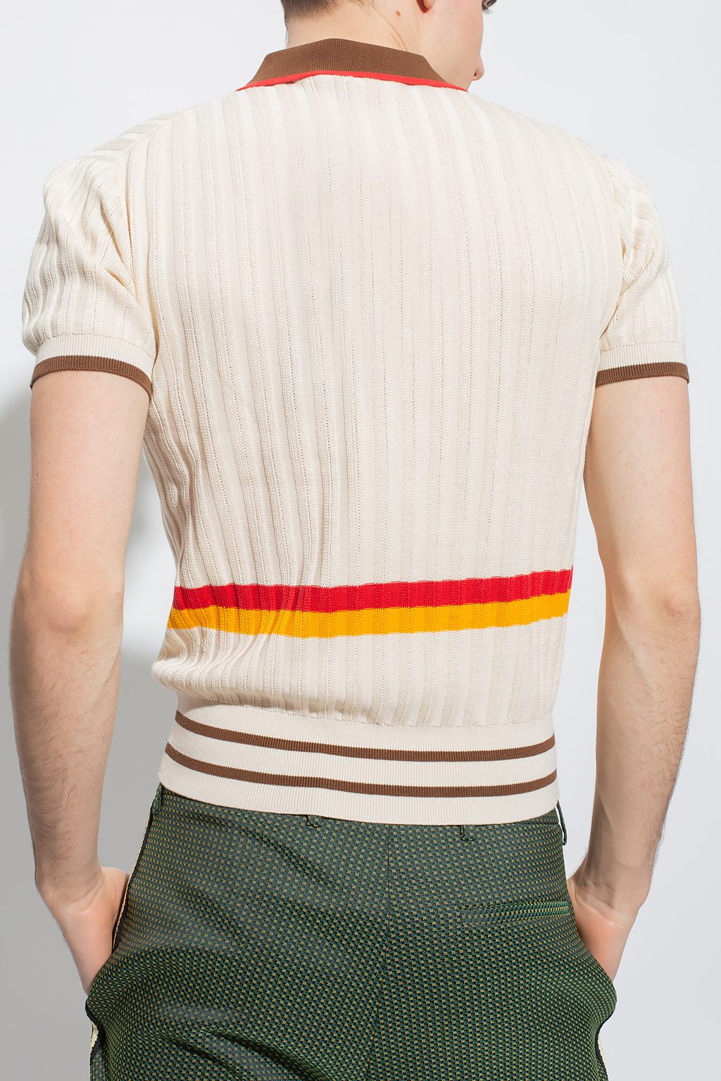 Wales Bonner 'Sun' polo shirt | Men's Clothing | Vitkac